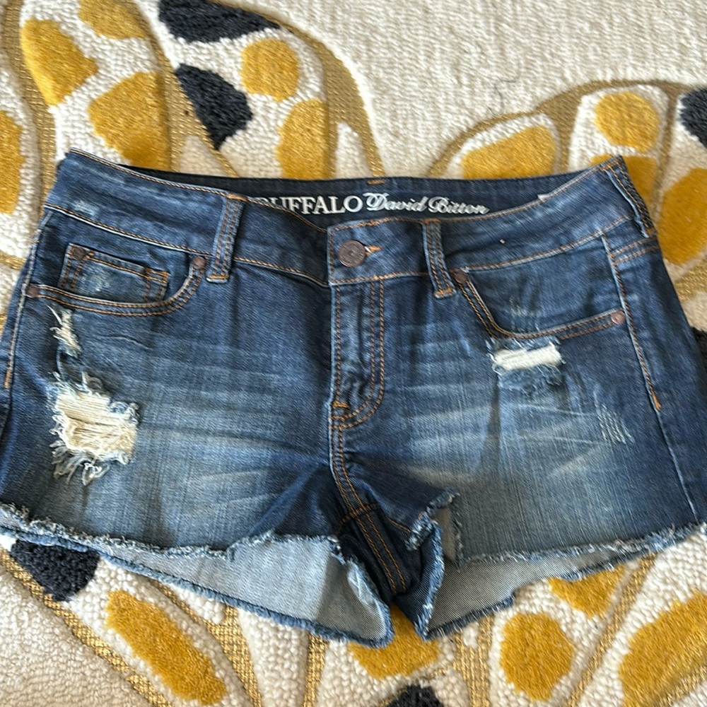 NWOT Buffalo x David Bitton Jean shorts size 29 low rise shorty short